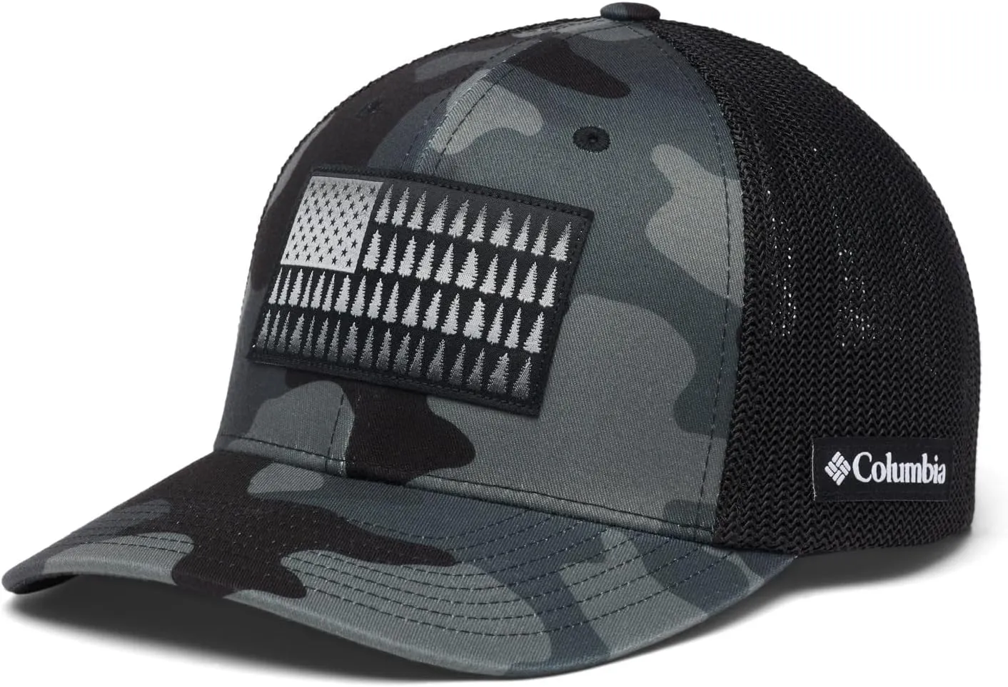 Columbia Unisex Adult Tree Flag Mesh Ball Cap