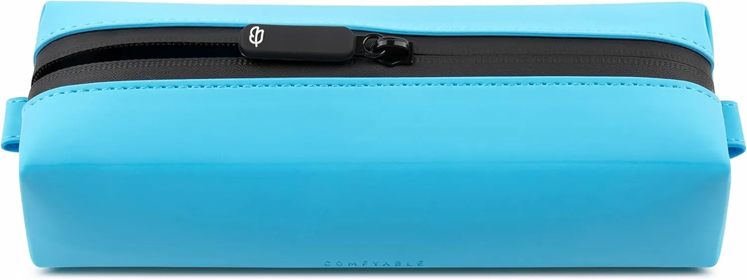 Comfyable Small Toiletry Bag Slim Mini Toothbrush Bag, Dopp Kit Bag, PU