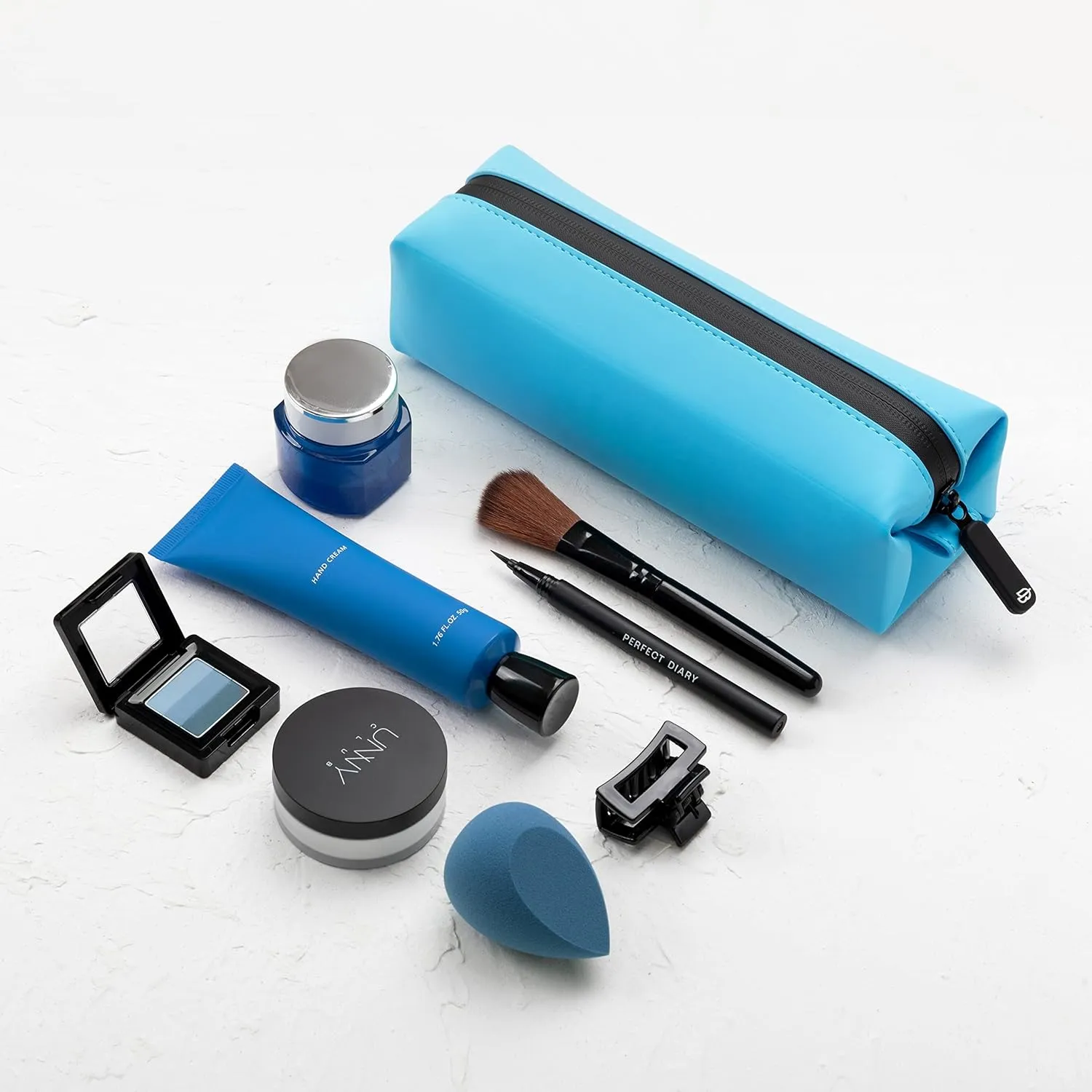 Comfyable Small Toiletry Bag Slim Mini Toothbrush Bag, Dopp Kit Bag, PU