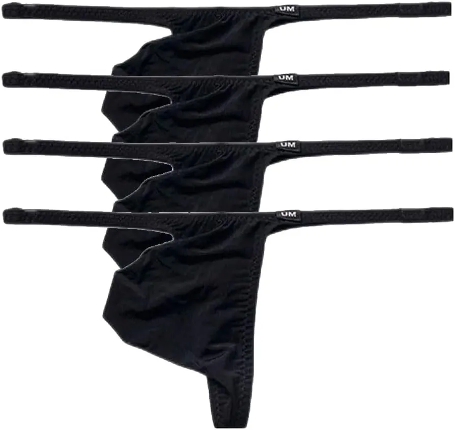 COMLIFE Men's Sexy Big Pouch Briefs Playful Semi-transparent Ice Silk Underwear