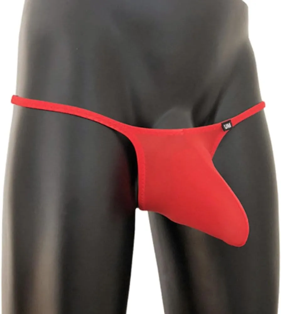 COMLIFE Men's Sexy Big Pouch Briefs Playful Semi-transparent Ice Silk Underwear