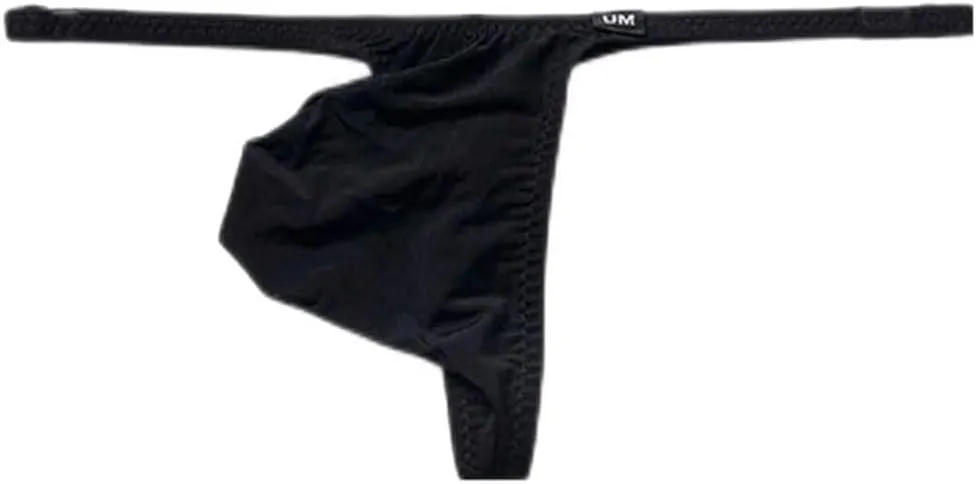COMLIFE Men's Sexy Big Pouch Briefs Playful Semi-transparent Ice Silk Underwear