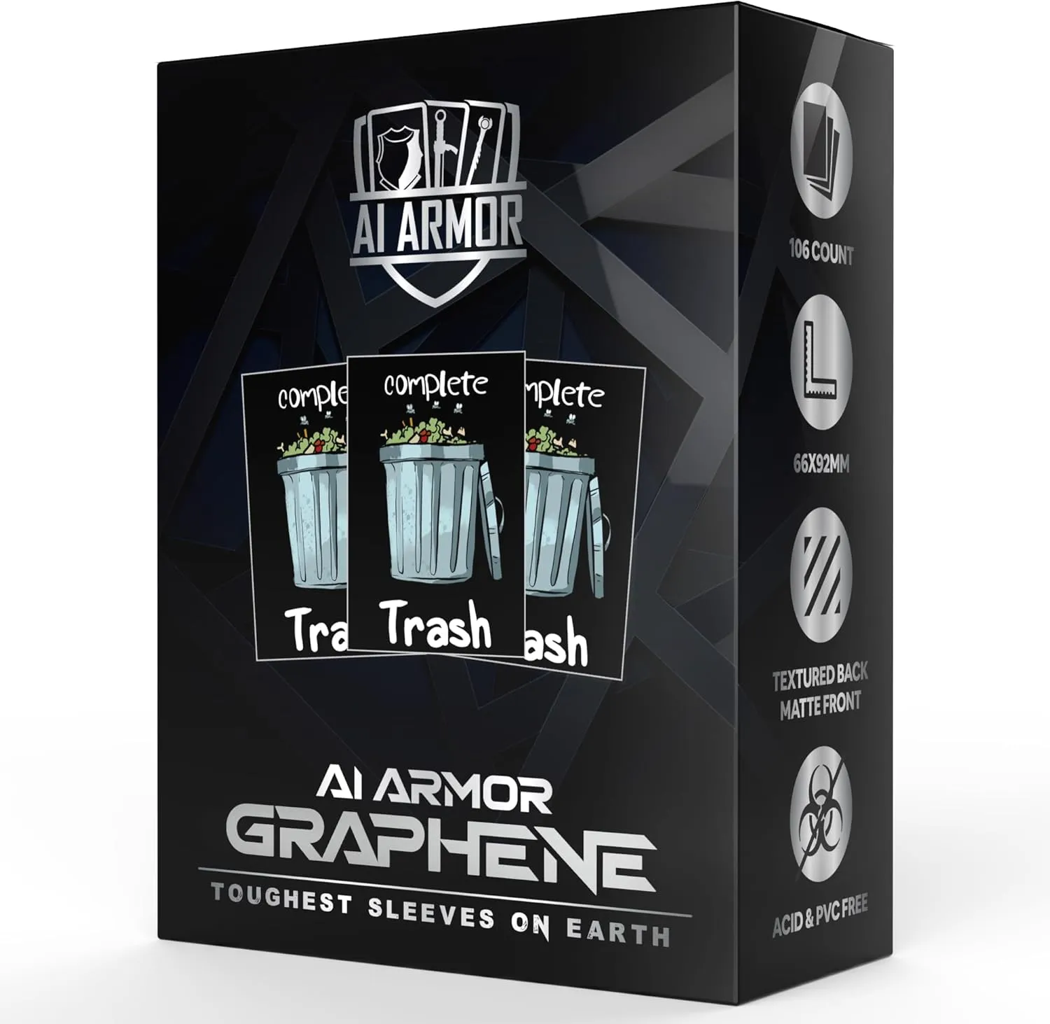 (Complete Trash) - 105ct Matte TCG/MTG Card Art Sleeves by Ai Armor (Graphene)