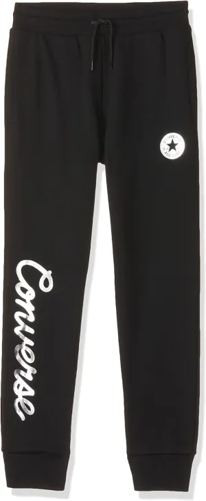 Converse Girl's Joggers with Metallic Ink (Big Kids)