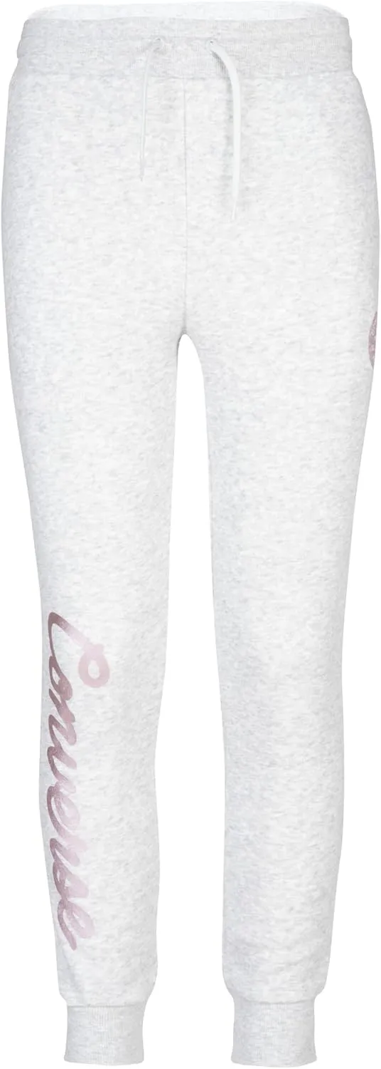 Converse Girl's Joggers with Metallic Ink (Big Kids)