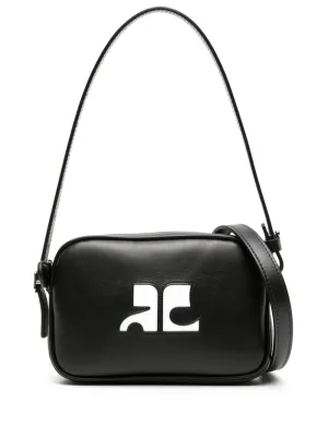 Courreges Pre Logo Leather Camera Bag