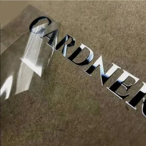 Custom UV DTF Transfer Sticker Metal Gold Foil Transfer Sticker for Metal/Glass/Car DIY Design Logo/Image/Text Personality 3D UV DTF Film Transparent Self-Adhesive Stereo Crystal Decals