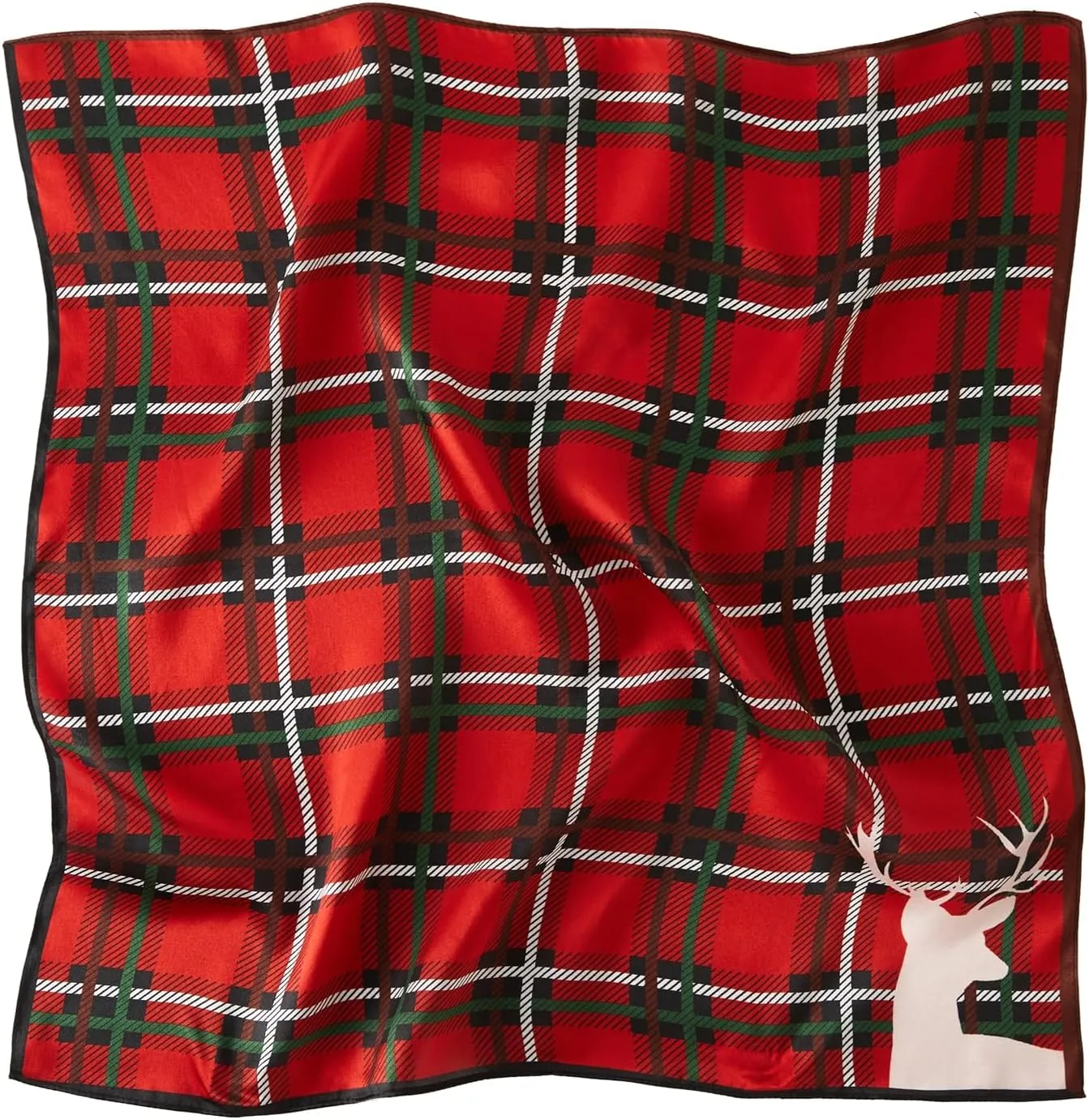 cxzymcln100% Mulberry Silk Neck Scarf 21"x21" Small Square Scarfs for Women Gift Packed