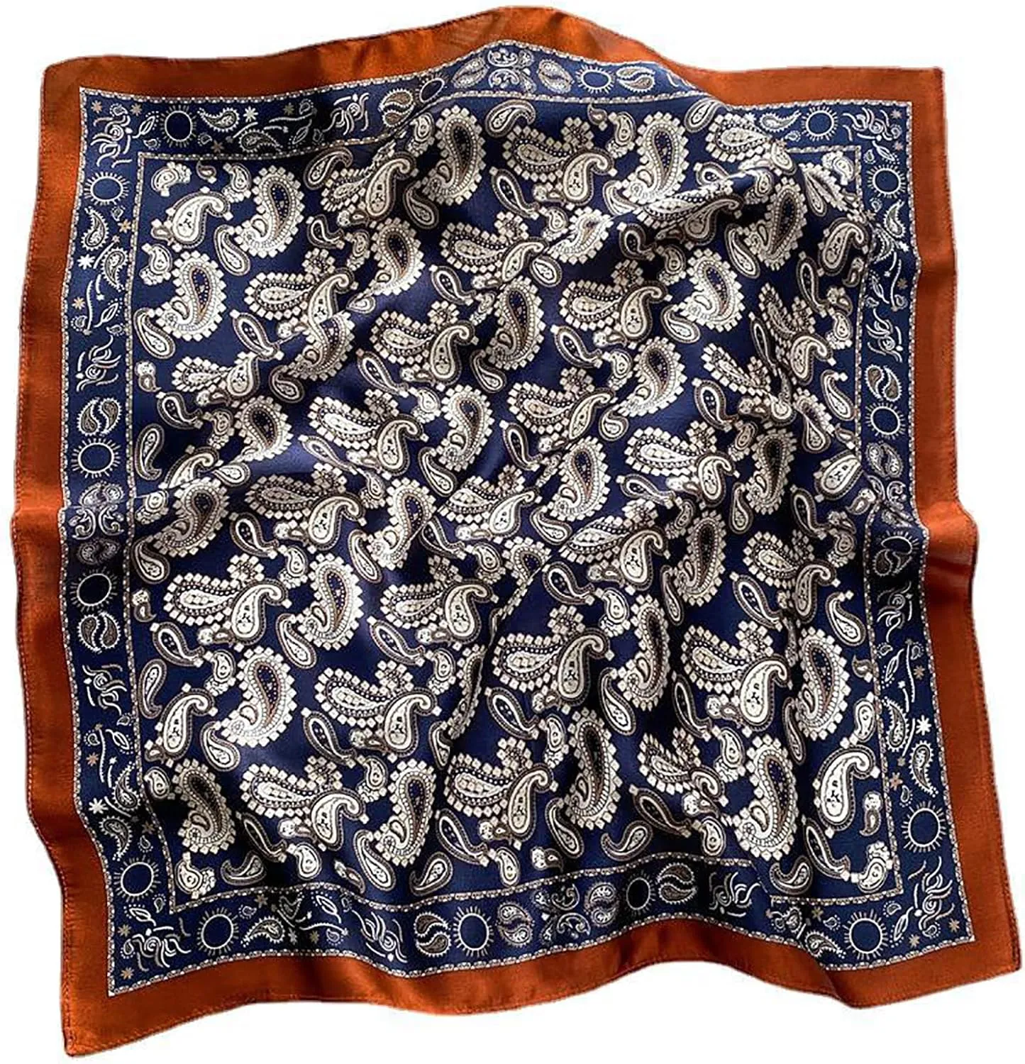 cxzymcln100% Mulberry Silk Neck Scarf 21"x21" Small Square Scarfs for Women Gift Packed