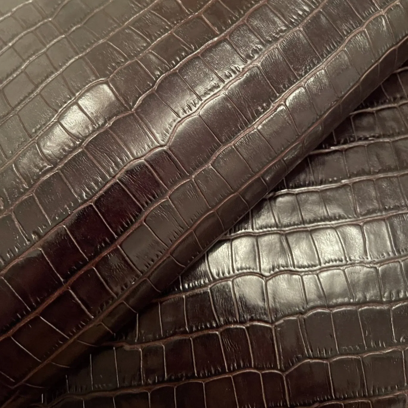DAKARA - embossed double shoulder MOKKA