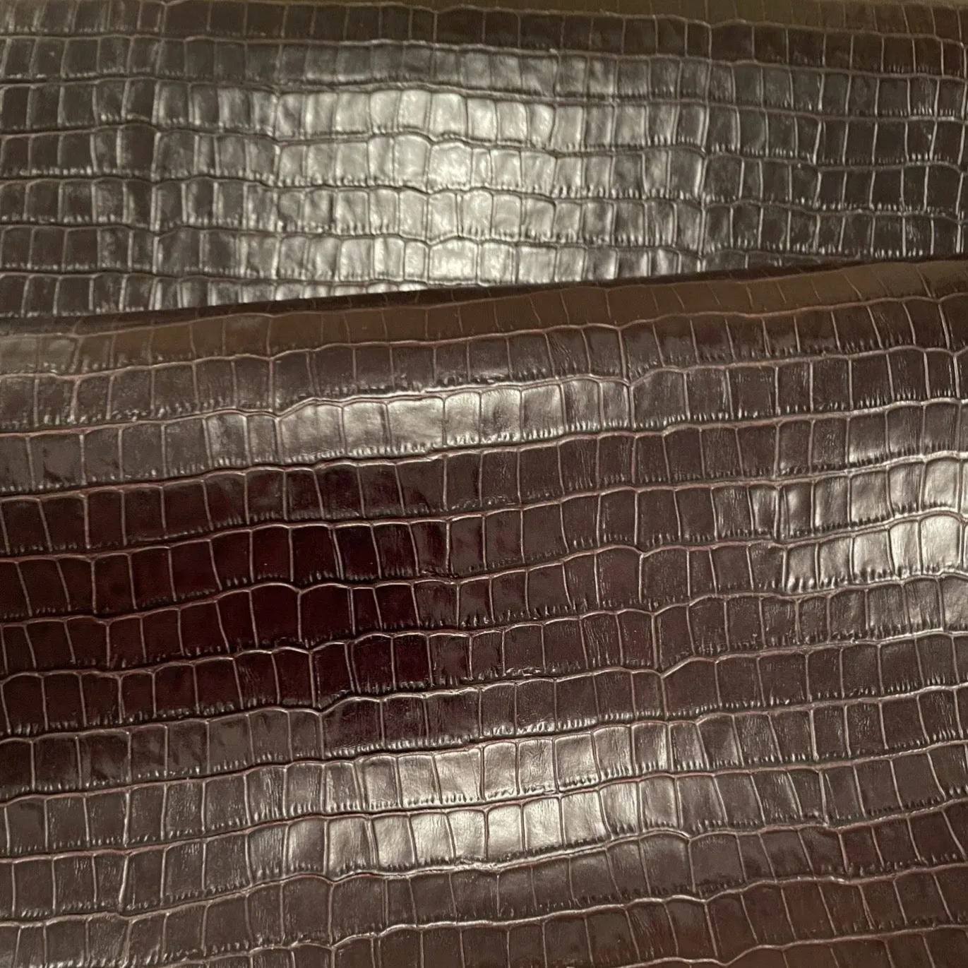 DAKARA - embossed double shoulder MOKKA