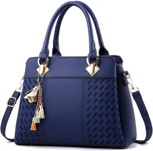 Dayfine Handbags for Women Top Handle Purse Faux Leather Satchel Bags Stylish Tote Bags Shoulder Crossbody Bag Ladies Handbag