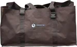 Decoy Bag, Camo Hunting Bag with Individual Slots for Duck or Goose Decoys and Tough Coated Mesh Ventilated Bottom, Brown, 12 Slot Duck Bag
