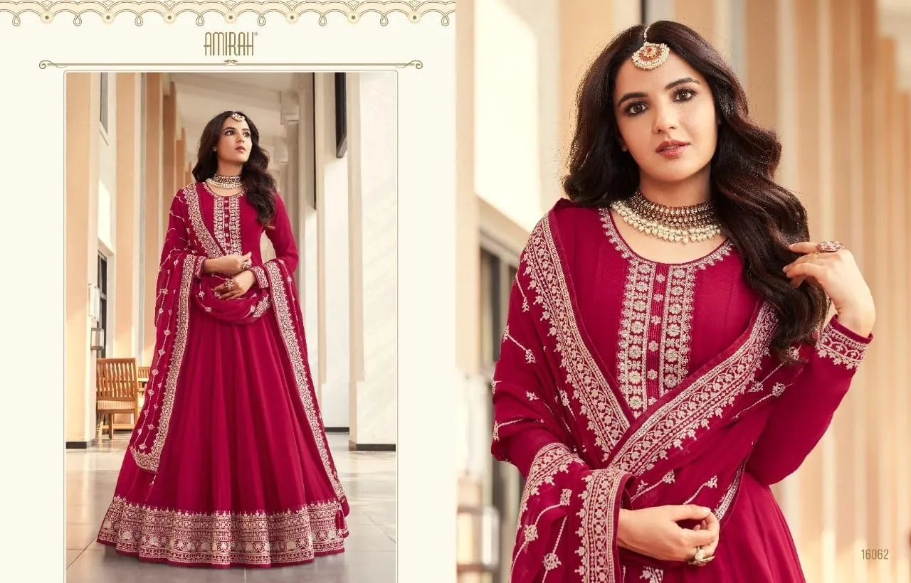 Designer Heavy Worked Sewn Salwar Kameez Suits Stitched Anarkali Gown Shalwar Dress