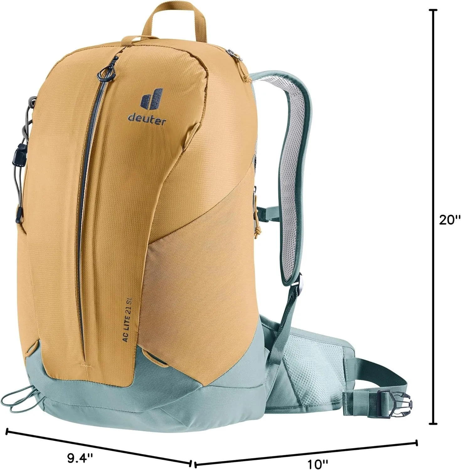 Deuter AC Lite 21 SL | Women's Fit Lightweight Day Hiking Backpack | Hydration Compatible, Ventilated Back & Rain Cover
