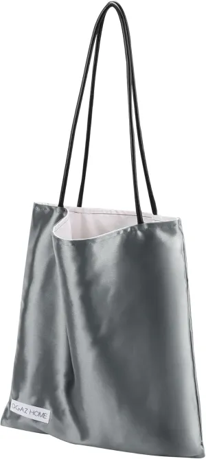 DGAZ Silk Designer Bags for Women, Luxury Tote Bag with Zipper, Large Shoulder Hobo Bags