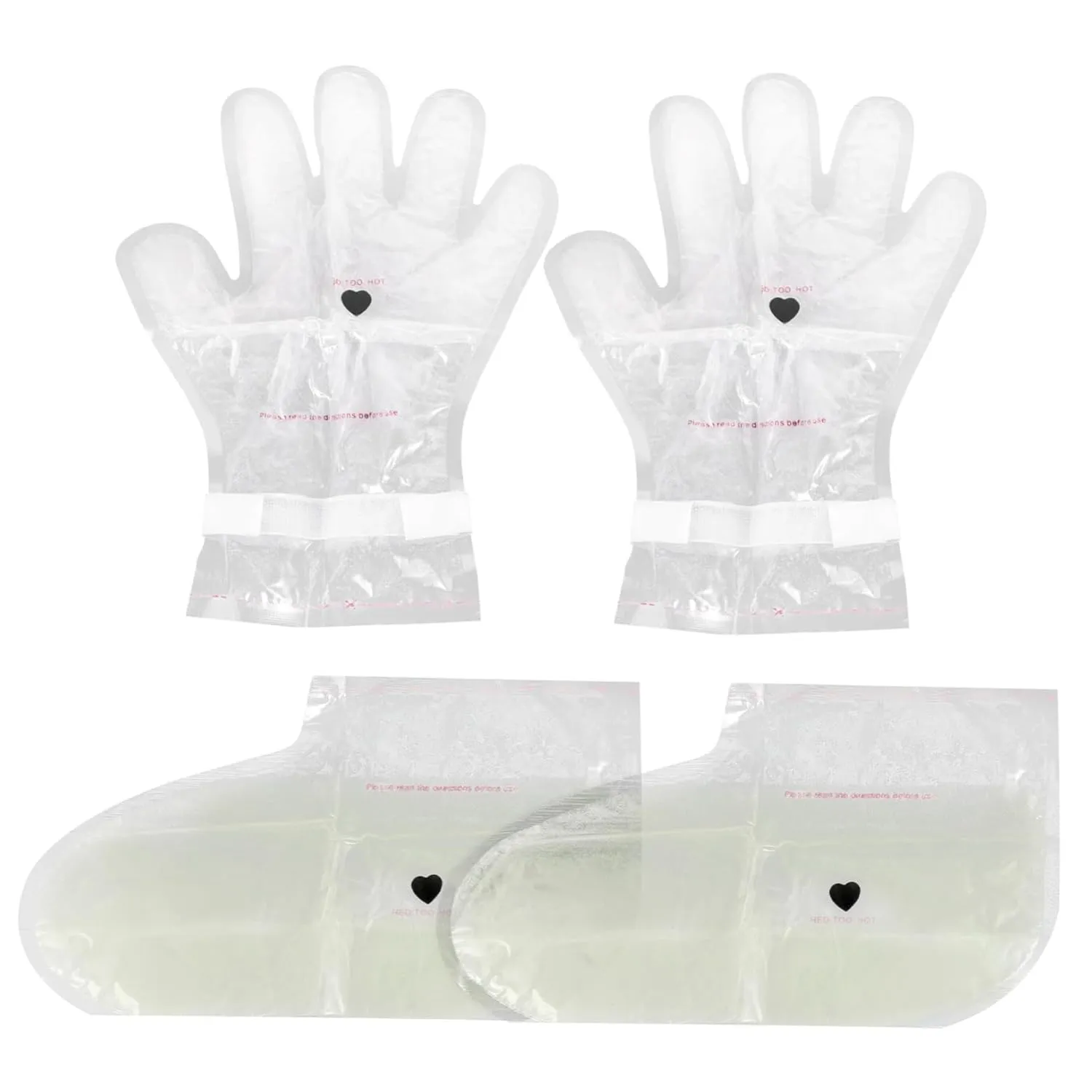 Didiseaon Hot Wax Hand Covers Hand Spa Gloves Paraffin Wax Moisturizing Foot Bags for Daily Use