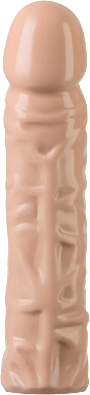 Doc Johnson Vac-U-Lock - Classic 8 Inch Dong (7.7 in. Long and 1.6 in. Wide) - F-Machine and Harness Compatible Dildo - for Adults Only, Vanilla