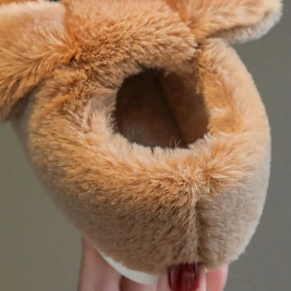 Dog slippers Funny House Slippers Toddler Girls Boys Winter Indoor Outdoor Fuzzy Warm Shoes