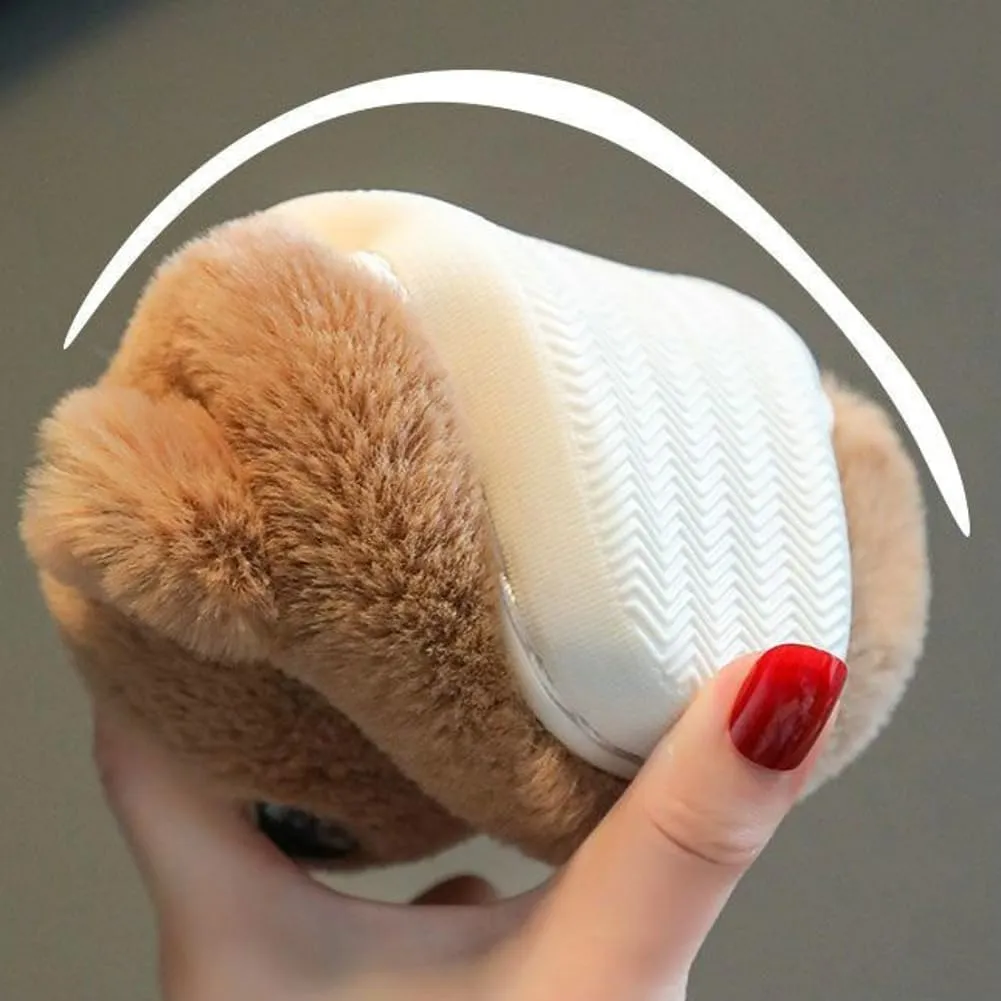 Dog slippers Funny House Slippers Toddler Girls Boys Winter Indoor Outdoor Fuzzy Warm Shoes