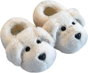 Dog slippers Funny House Slippers Toddler Girls Boys Winter Indoor Outdoor Fuzzy Warm Shoes