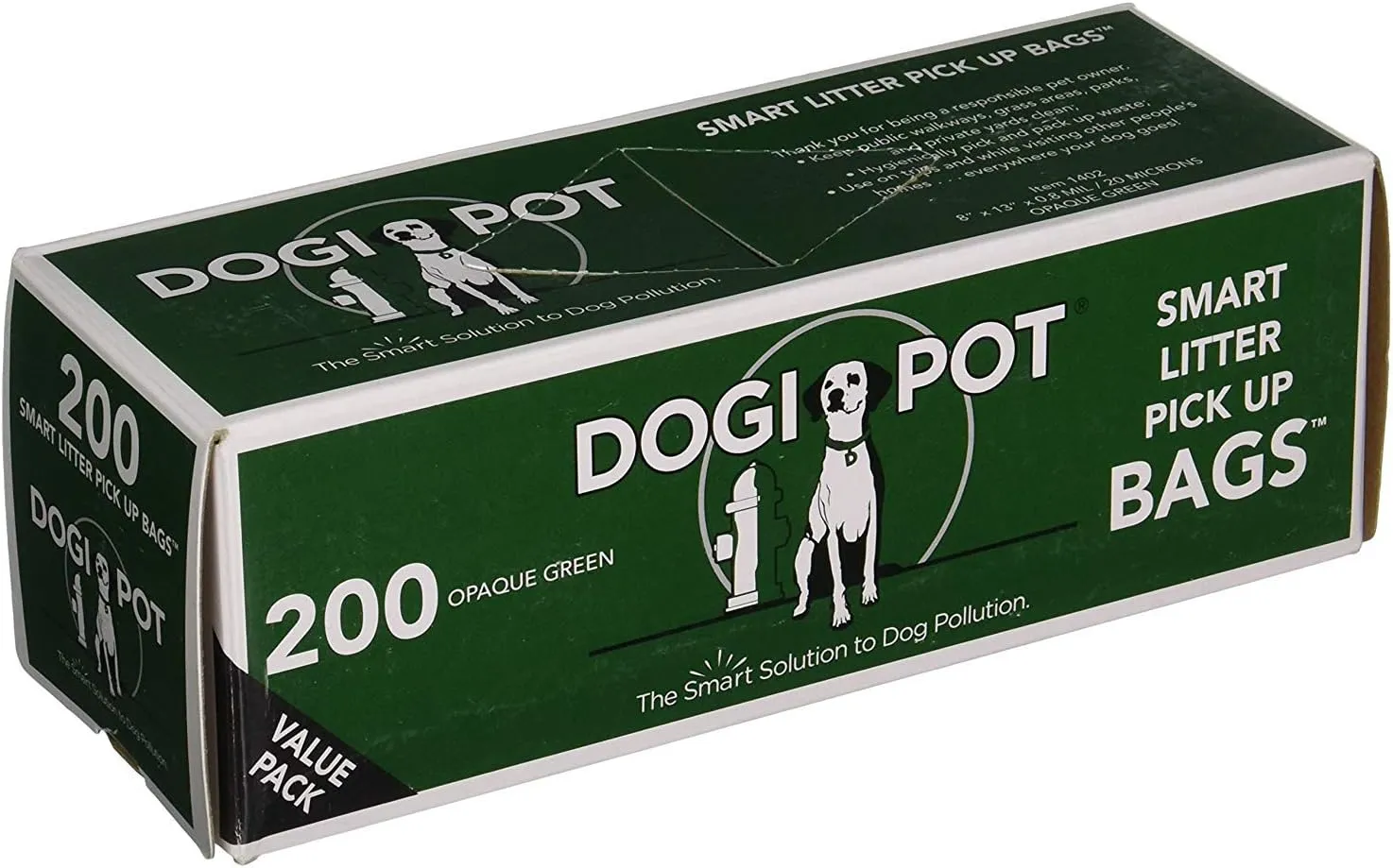 Dogipot Litter Bags - 200 Bags (2 Pack)