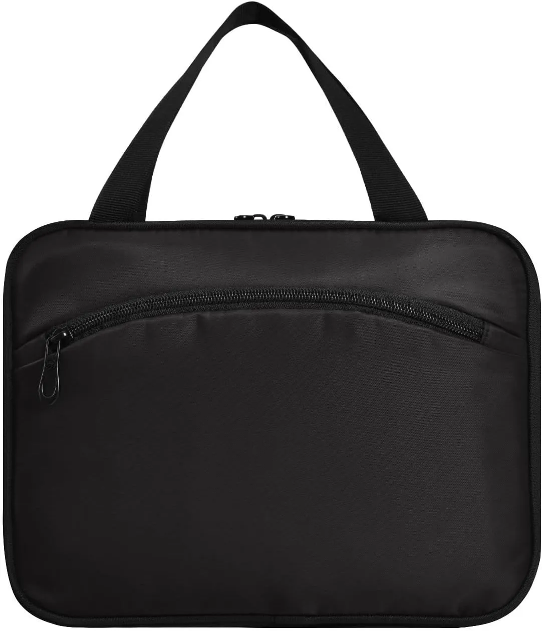 DOMIKING Black Hanging Toiletry Bag Portable Cosmetic Bags Large Travel Makeup Organizers Holders for Men Women Brushes Accessories Shampoo
