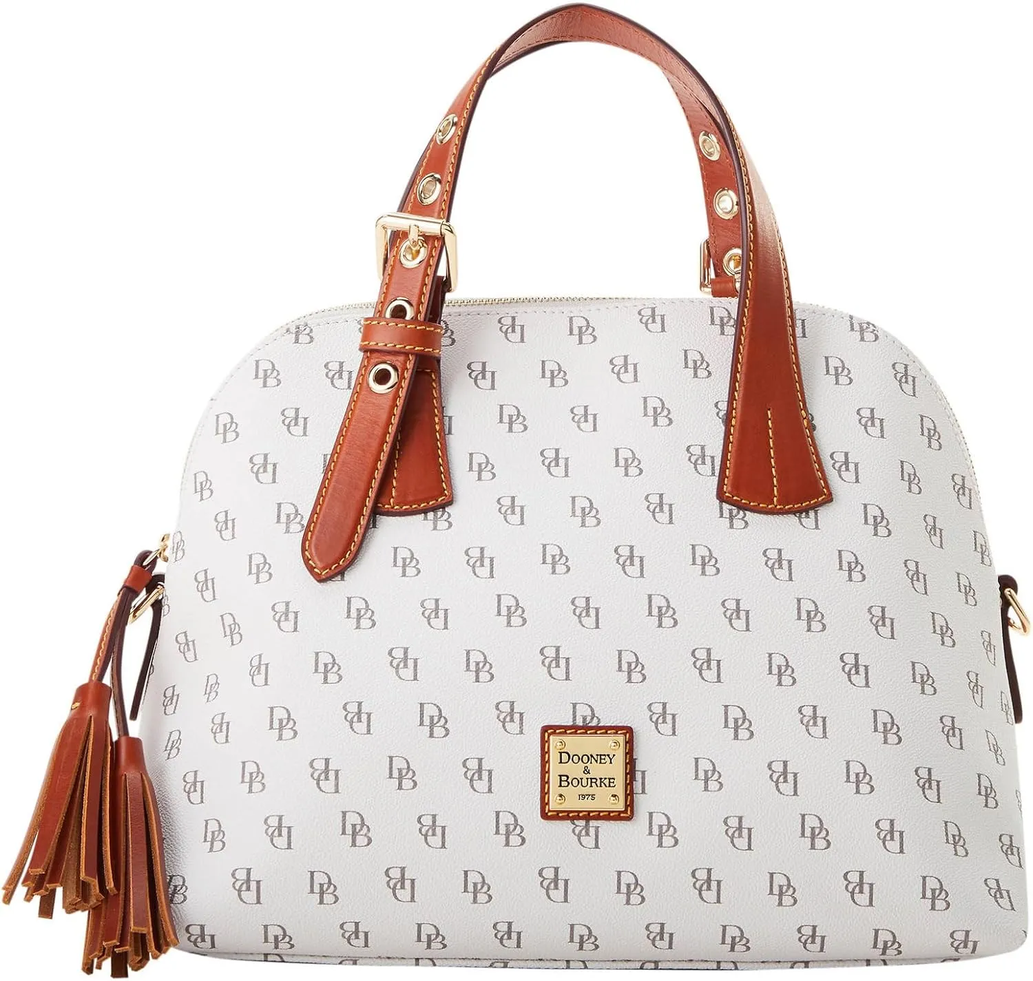 Dooney & Bourke Satchel Handbags for Women, Gretta Audrey Small Satchel Bag with Crossbody Strap