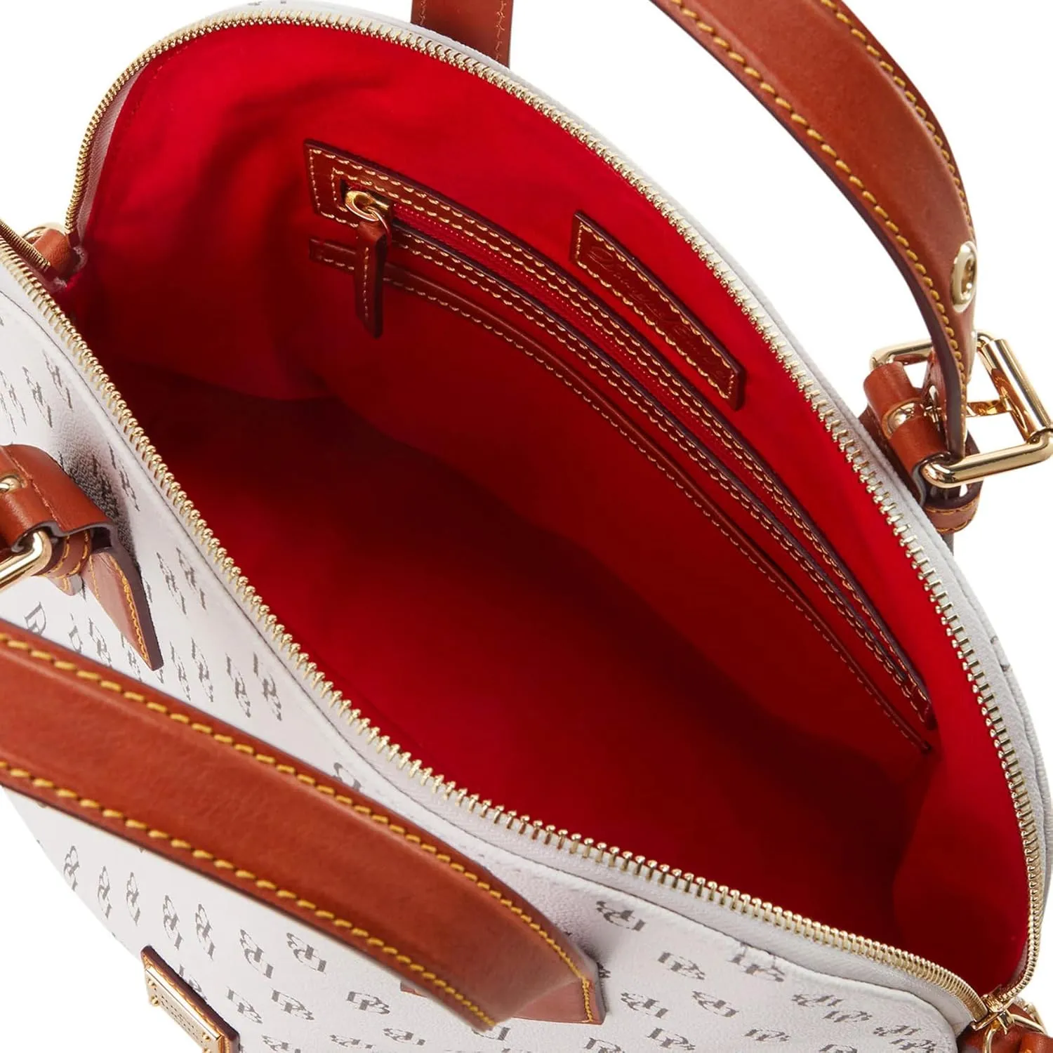 Dooney & Bourke Satchel Handbags for Women, Gretta Audrey Small Satchel Bag with Crossbody Strap