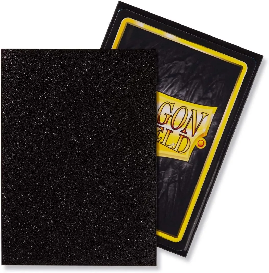 Dragon Shield | Standard Size Card Matte Sleeves | 100 CT - Smooth & Tough Premium TCG Sleeves | Compatible with Pokemon, Flesh & Blood, One Piece & Magic The Gathering | Jet Matte