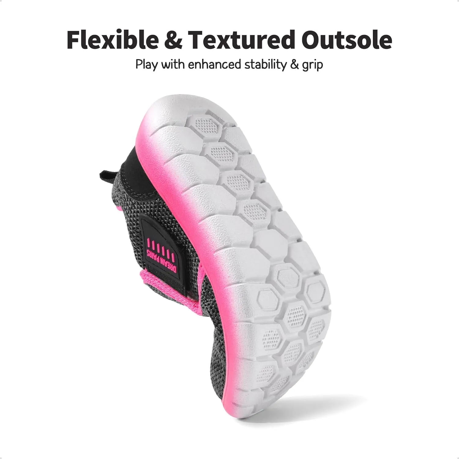 DREAM PAIRS Boys Girls Shoes Kids Slip on Tennis EZ-Ons MightyMovers Running Athletic Barefoot Zero Drop Sports Sneakers