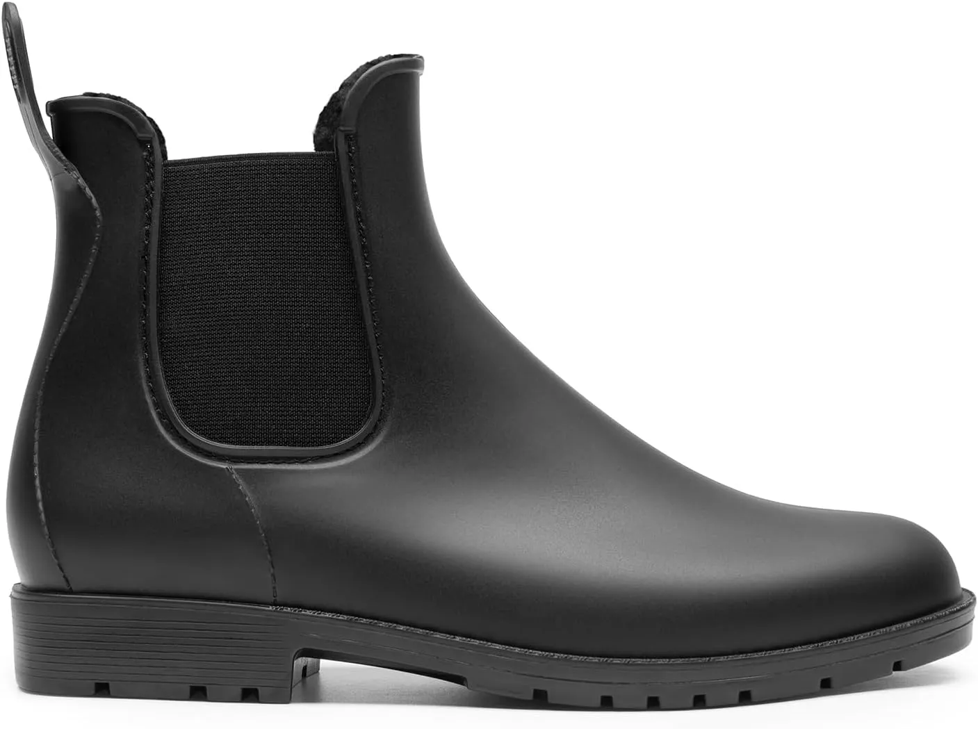 DREAM PAIRS Women's Ankle Rain Boots Chelsea Short Boots Waterproof Elastic Slip On Lightweight Comfortable Garden Outdoor Shoes