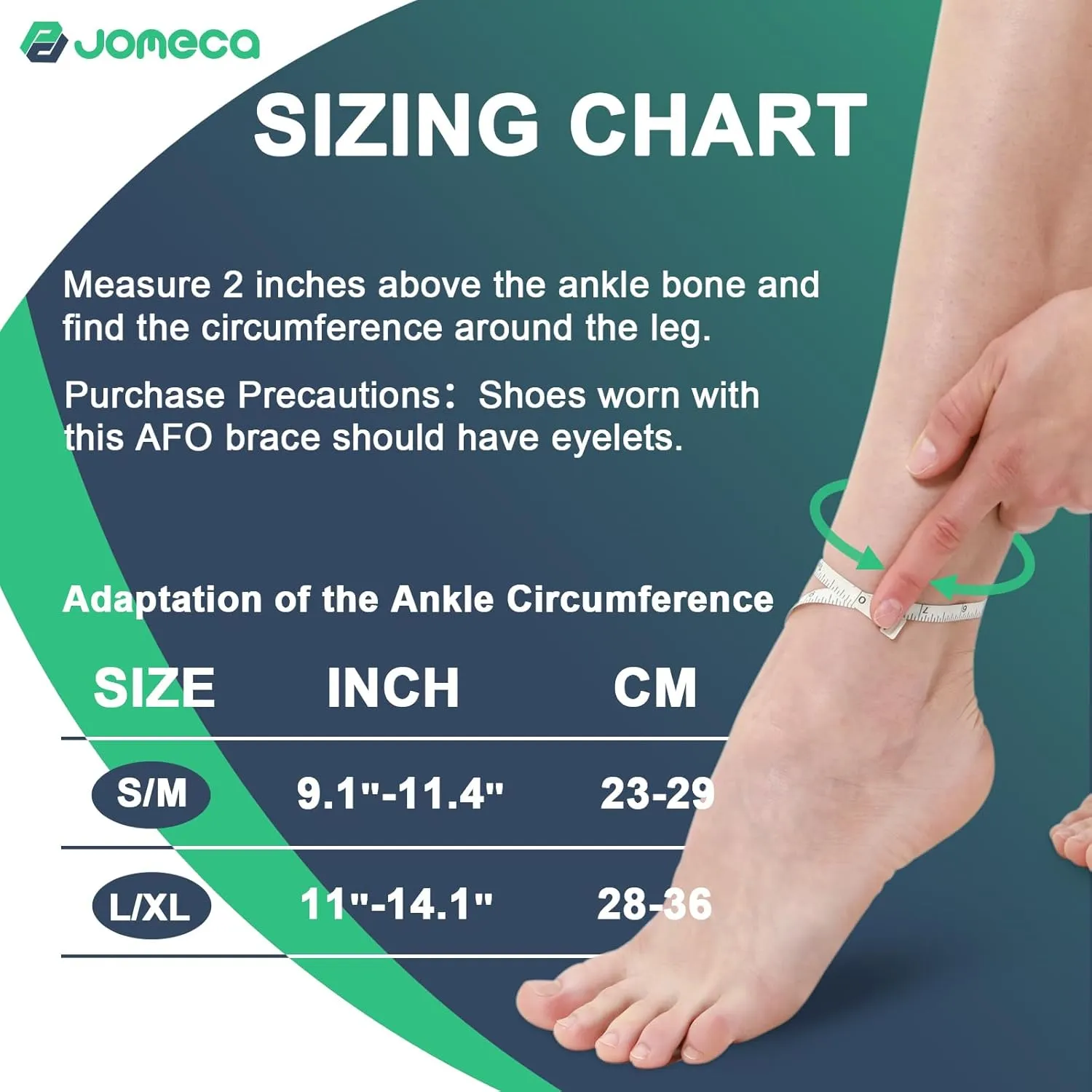 Drop Foot Brace with Dual-Knob Adjust Dorsiflexion AFO Foot Drop Brace for Walking with Shoes Fit Left or Right Foot