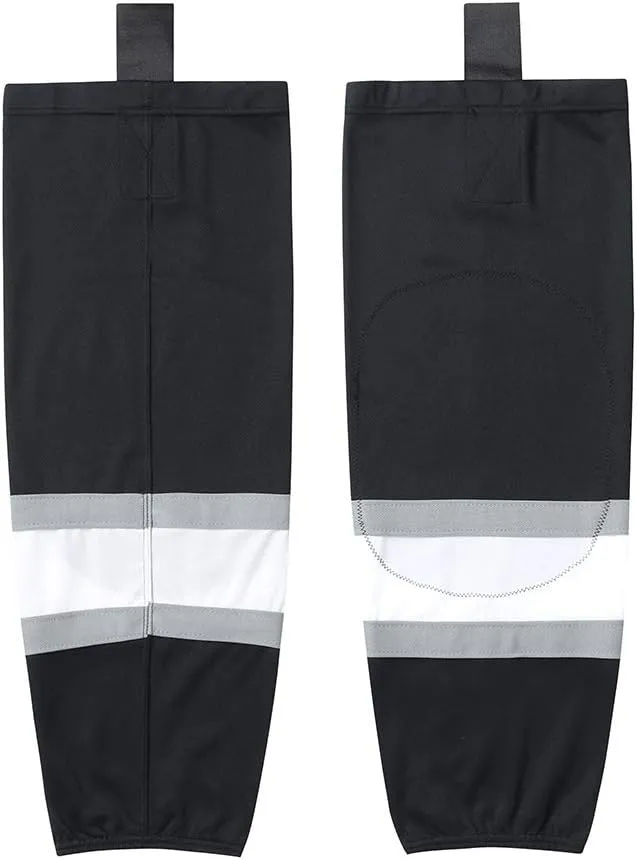 EALER HS100 Series Team Color Dry Fit Ice Hockey Socks Foer Junior To Senior & Youth To Adult