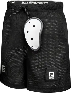 EALER HSM400 Men’s Loose Hockey Shorts Supporter, Core Mesh Jock Hockey Shorts Jock Pants with BioFlex Cup Included