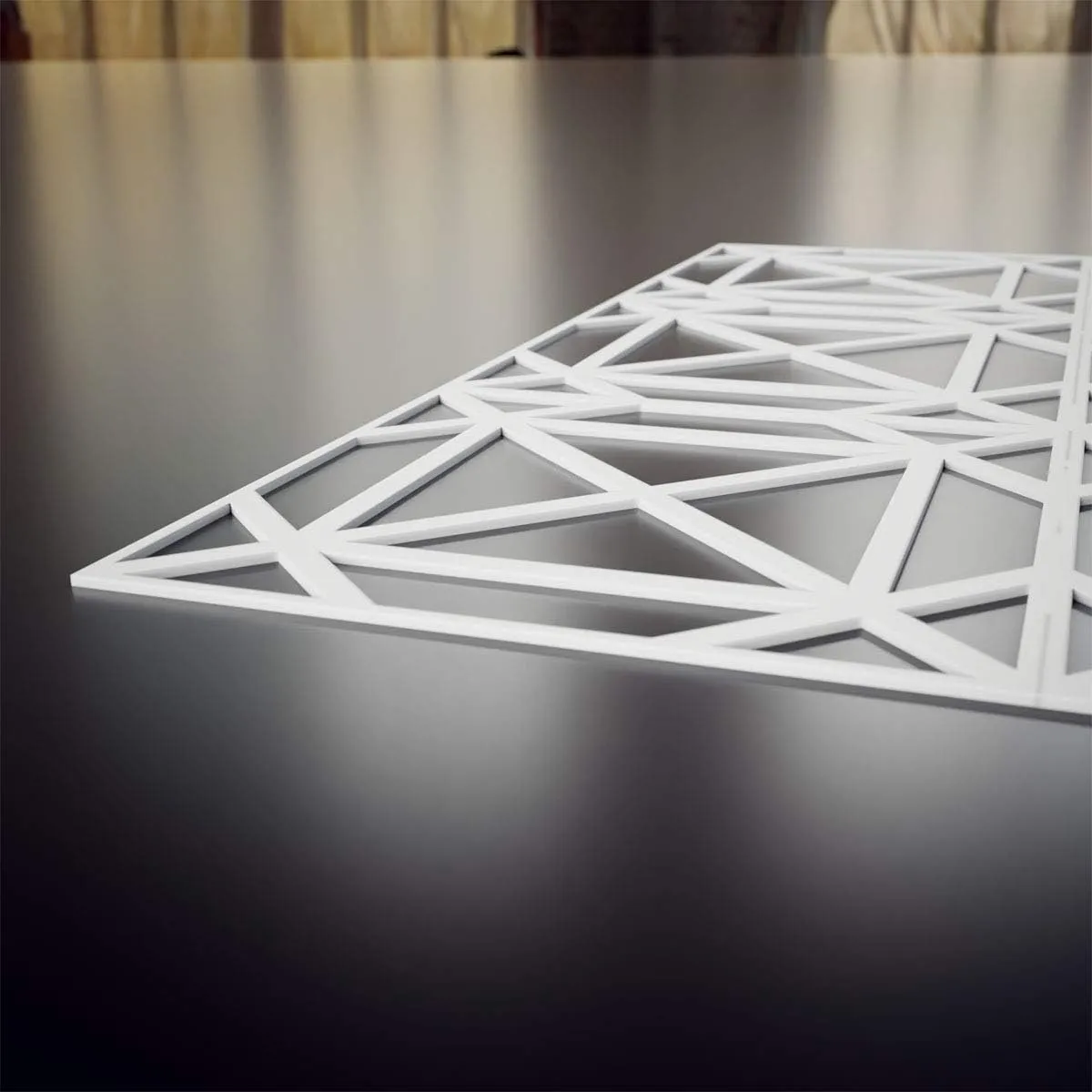 Ekena Millwork 23 3/8"W x 23 3/8"H x 3/8"T Large Buxton Decorative Fretwork Wall Panels in Architectural Grade PVC