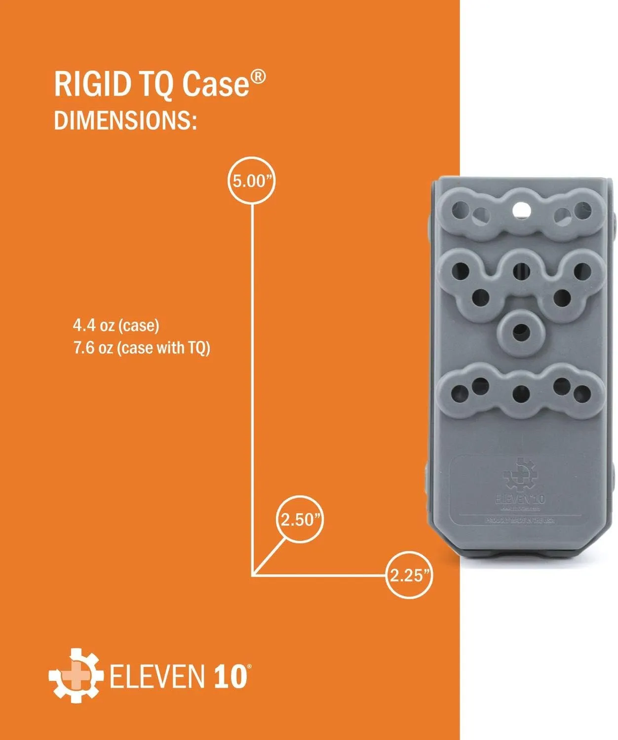 Eleven 10 Rigid TQ Case for C-A-T Tourniquet, MOLLE Attachment