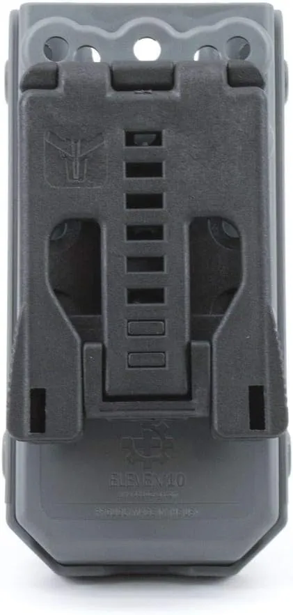 Eleven 10 Rigid TQ Case for C-A-T Tourniquet, Rescue Orange, Belt Attachment