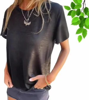 Emboadlie Gold Foil Short-Sleeved T-Shirt, Women's Round Neck Short-Sleeved Summer T-Shirt, Gold Foil Shortsleeved