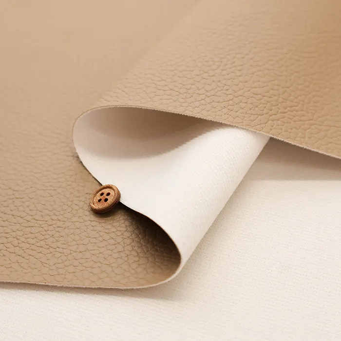 Embossed Leather Fabric - Plain