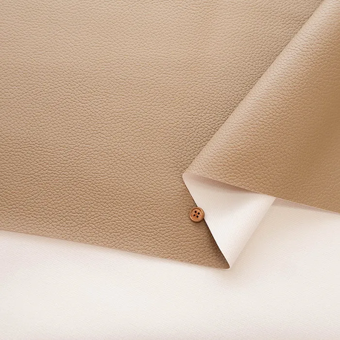 Embossed Leather Fabric - Plain