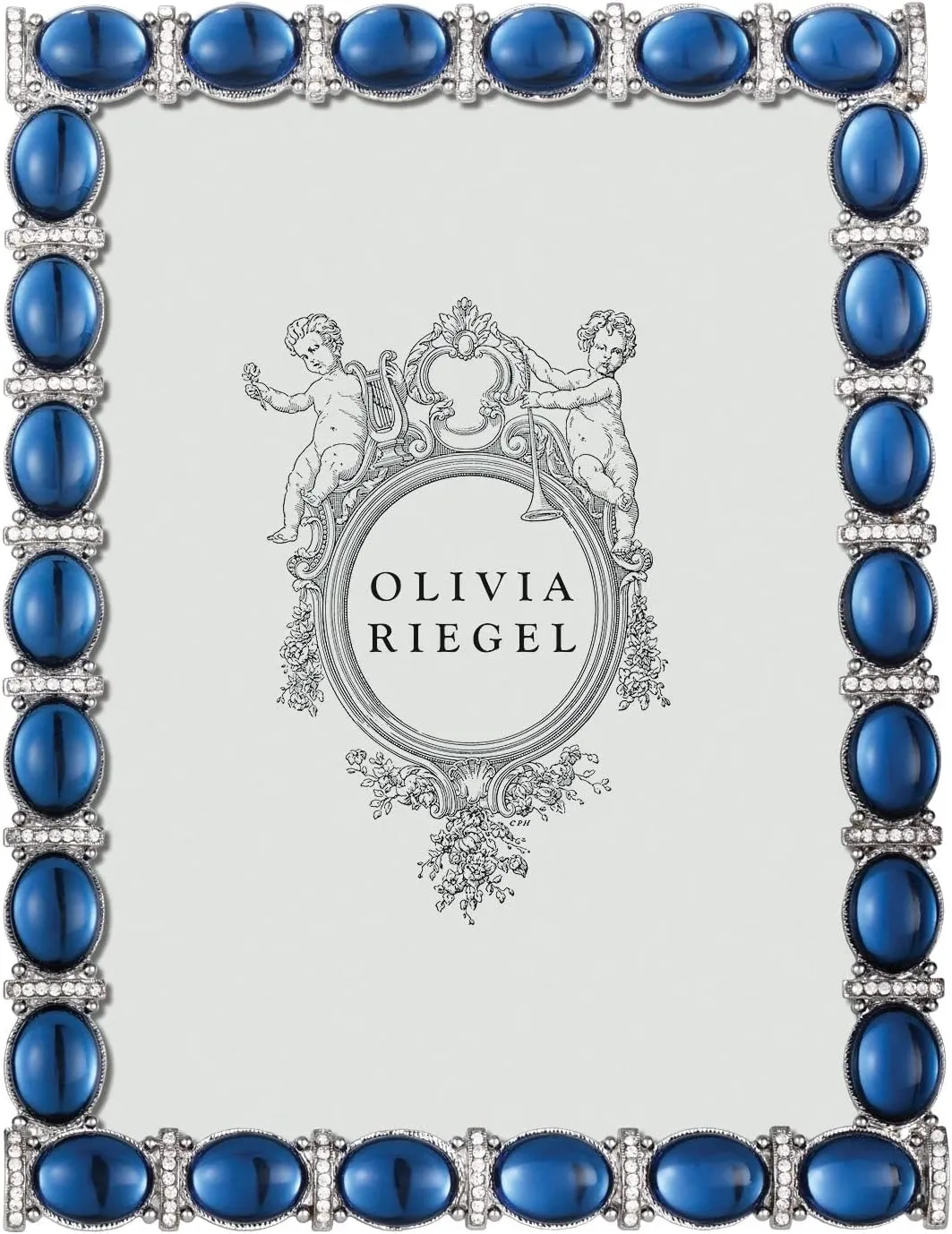 ESSEX Austrian Crystal & Sapphire 4x6 frame by Olivia Riegel - 5x7