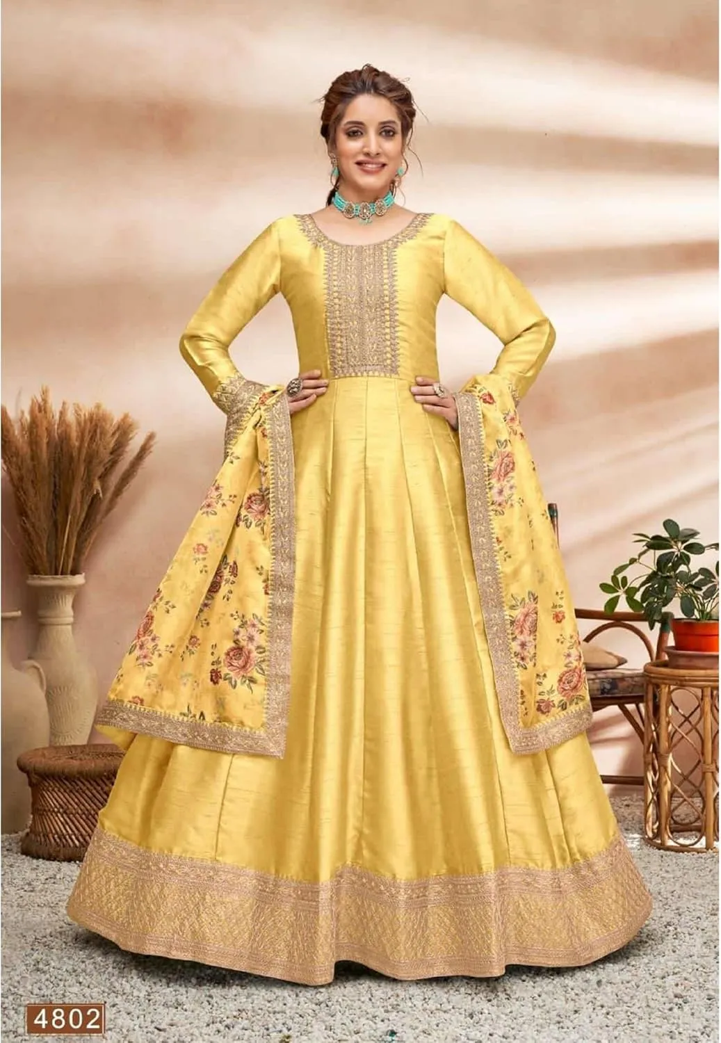 Ethnic Party Wear Pakistani Salwar Kameez Dresses Indian Sewn Anarkali Gown Suits