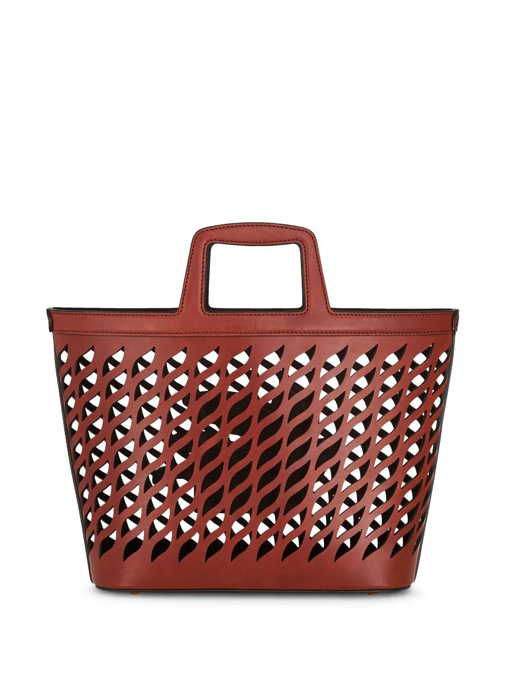 Etro Perforated Leather Shopping Bag