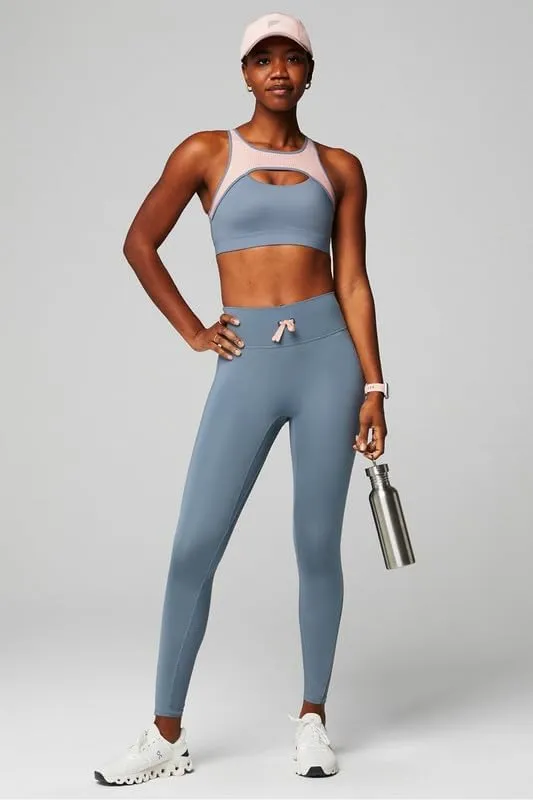 Fabletics Women's Mesh Breathable Medium Impact Sports Bra