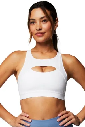 Fabletics Women's Mesh Breathable Medium Impact Sports Bra