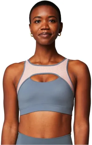 Fabletics Women's Mesh Breathable Medium Impact Sports Bra