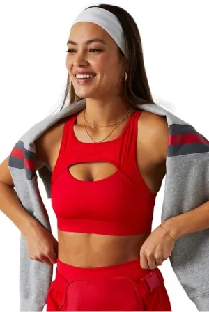 Fabletics Women's Mesh Breathable Medium Impact Sports Bra