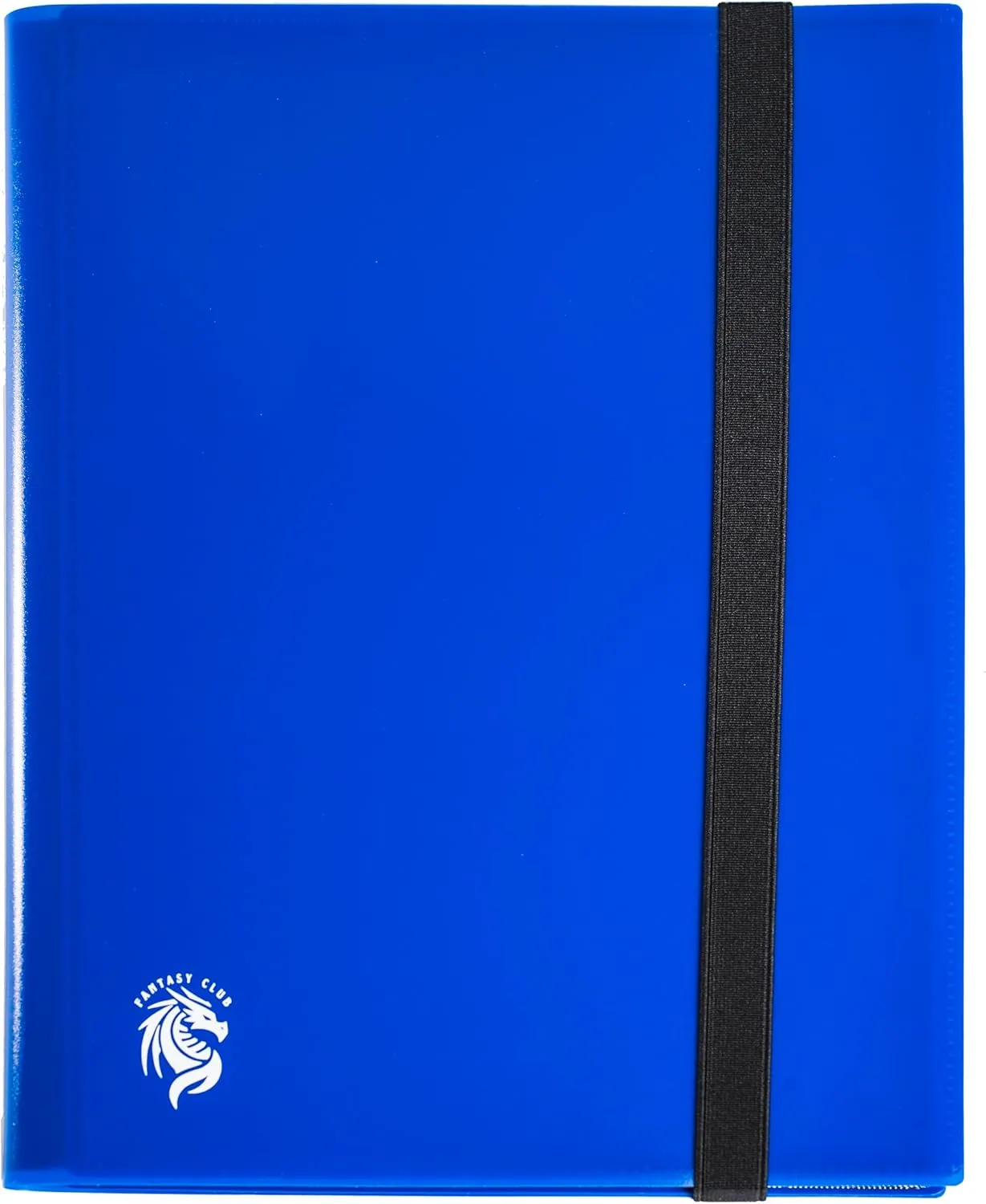 FANTASY CLUB | 9-Pocket Trading Card Binder – Elevate Your Collection with a Lightweight Blue (PP) Album Featuring Elastic Strap Closure | Holds 360 Standard Size Cards (66 x 91mm|Acid and PVC Free