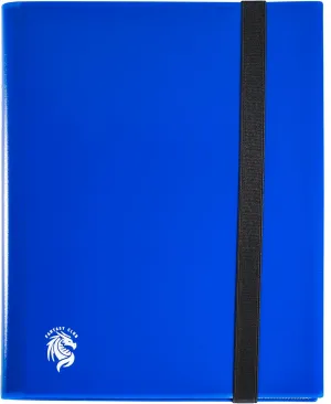 FANTASY CLUB | 9-Pocket Trading Card Binder – Elevate Your Collection with a Lightweight Blue (PP) Album Featuring Elastic Strap Closure | Holds 360 Standard Size Cards (66 x 91mm|Acid and PVC Free